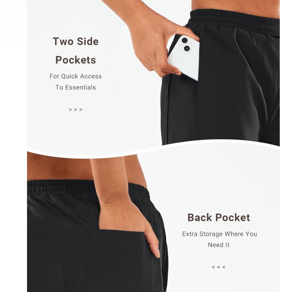 NWT AllZero Black Quick Drying Shorts - Picture 3 of 5